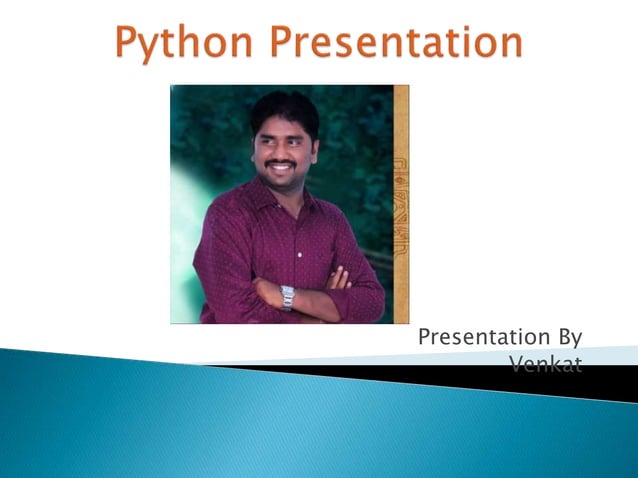 Presentation on python | PPT