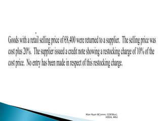 Alan Ryan BComm, GDE(Bus),
               HDEA, MEd
 