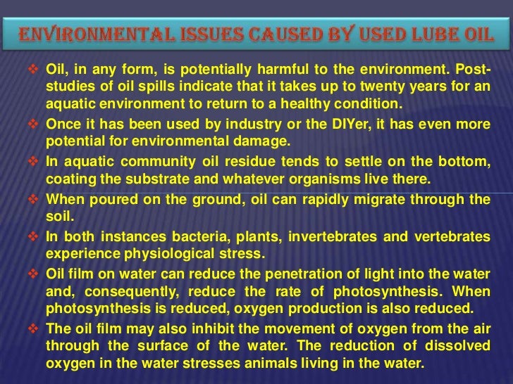 Presentation on re refining of lubricating oil by avadhut ,pravin & m…
