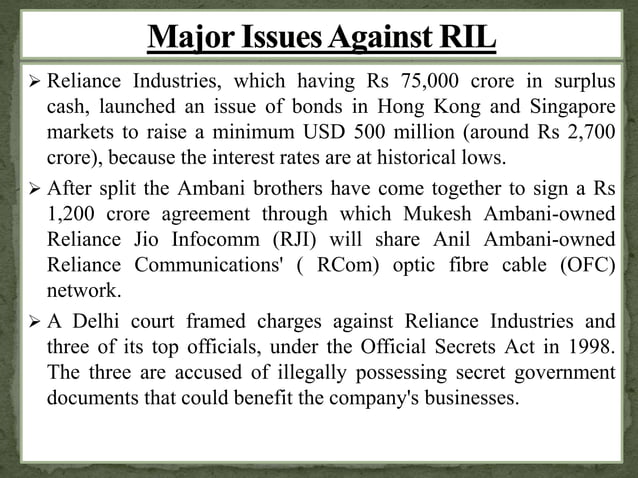 presentation-on-reliance-industries-ppt