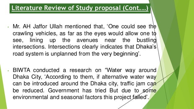 Research proposal traffic 06 picture