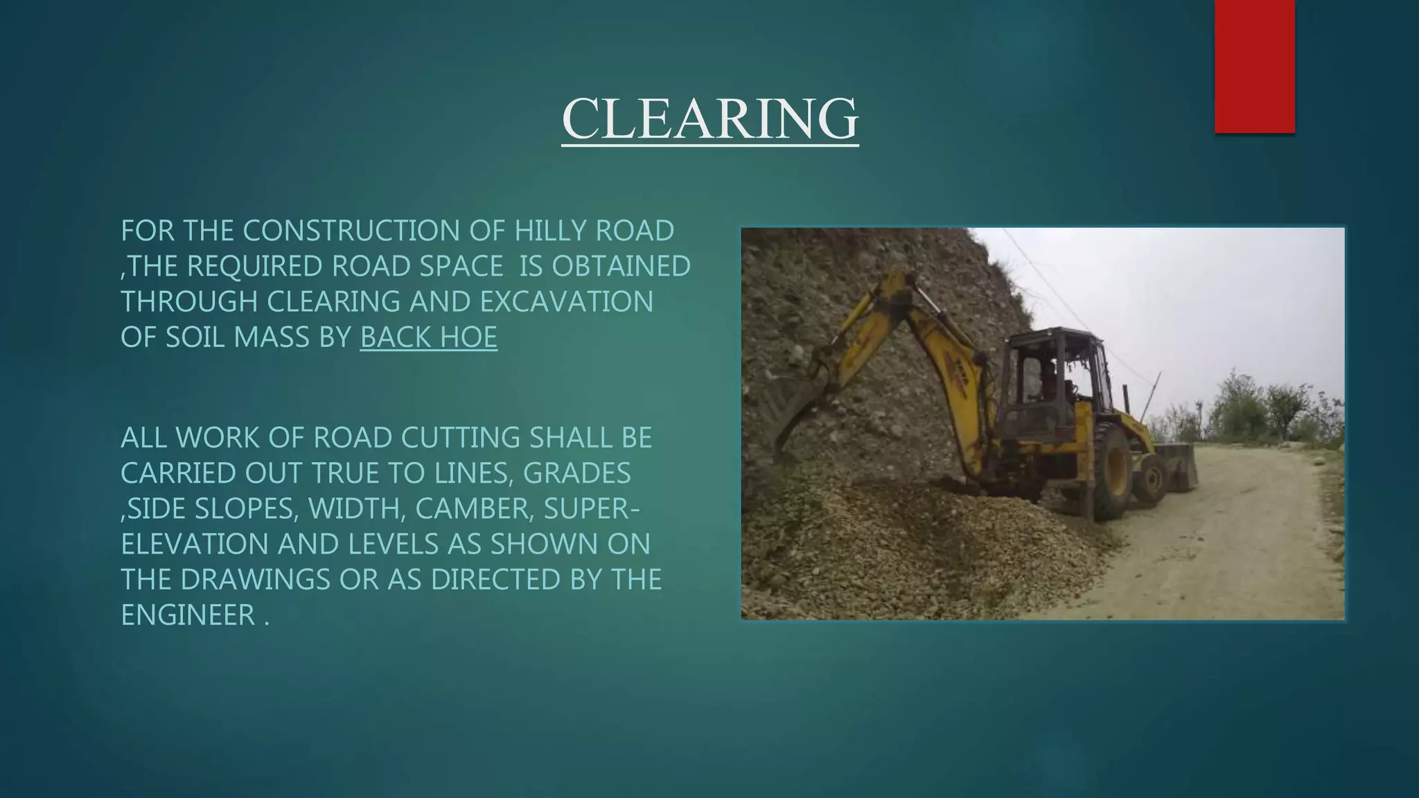 Hill road construction | PPTX