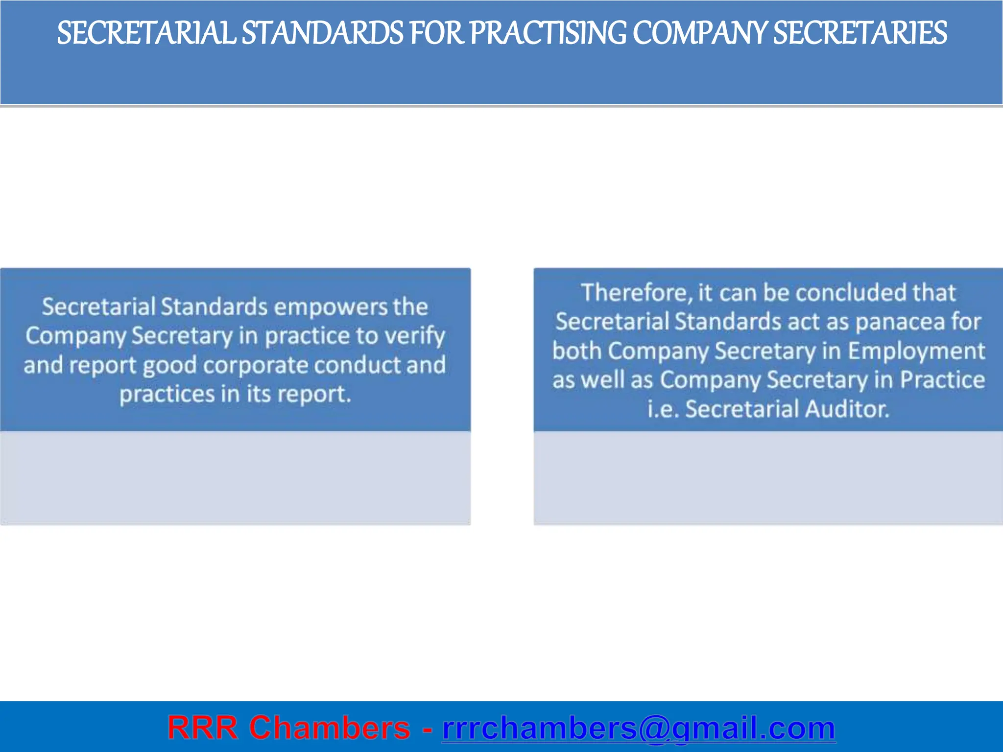 SECRETARIAL STANDARDS FOR PRACTISINGCOMPANYSECRETARIES
52
 