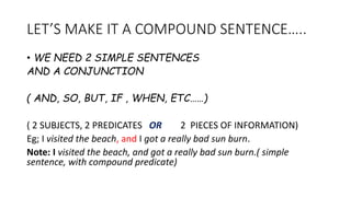 Types of sentences | PPTX