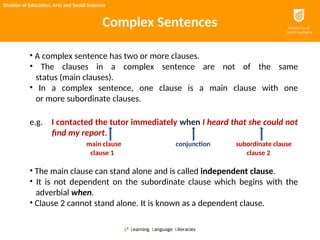 Tutor Sentence Presentation on sentence structure 1.pptregregregregregregregreg | PPT