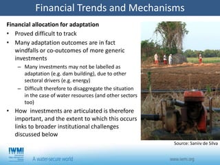 South Asia Water Initiative (SAWI) - Economic and Institutional Landscapes