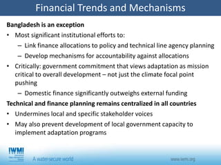 South Asia Water Initiative (SAWI) - Economic and Institutional Landscapes