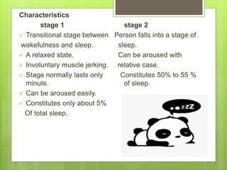 Presentation on sleep pattern | PPTX