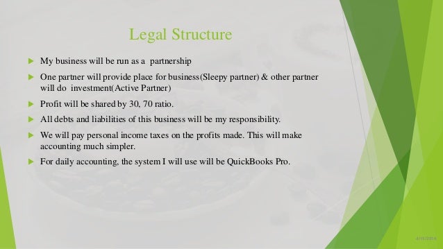 Legal of business plan