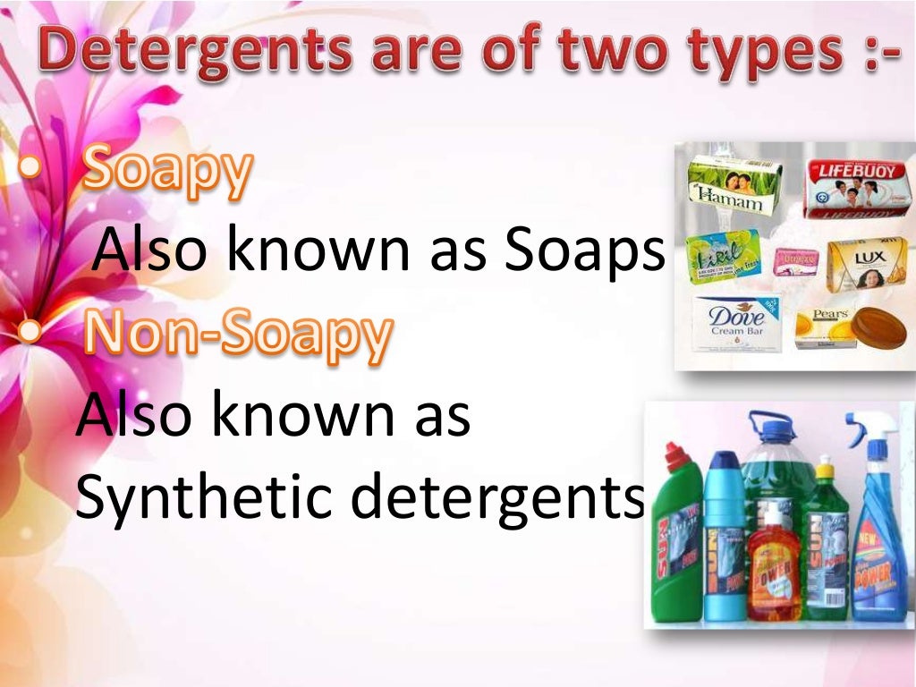 Presentation on soaps and detergents