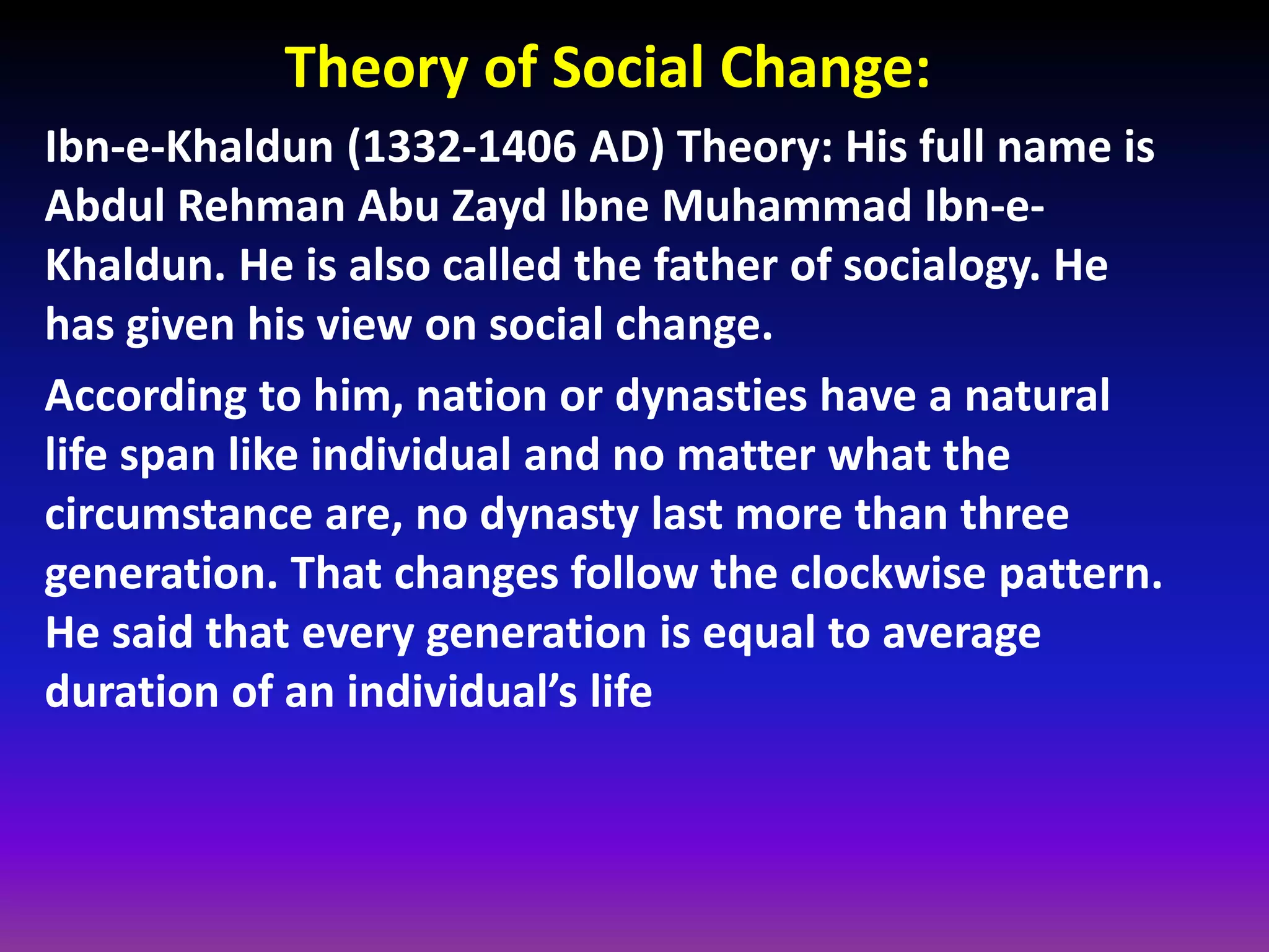 Presentation on social change | PPTX