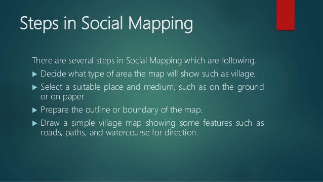 Presentation On Social Mapping presentation-on-social-mapping