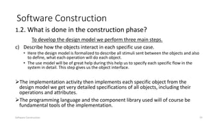 software construction course overview | pdf | computer... Presentation on software construction | PPTX
