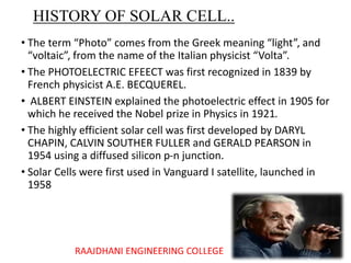 solar cell | PPTX