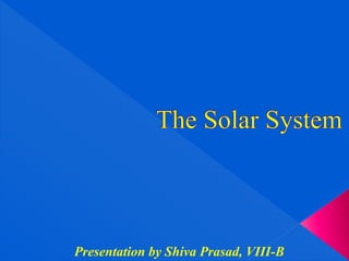 Presentation on solar system | PPTX