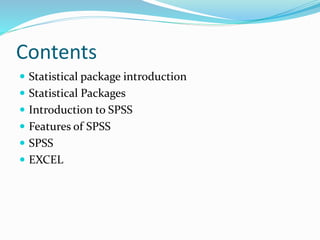 Presentation on spss | PPT