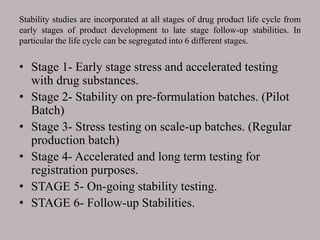 Presentation on stability study | PPTX