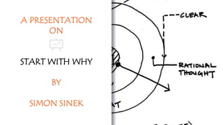 A PRESENTATION
ON
START WITH WHY
BY
SIMON SINEK
 
