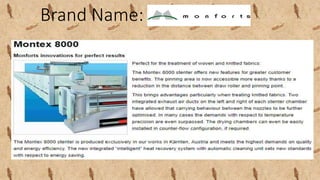 Presentation on stenter machine | PPTX