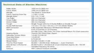 Presentation on stenter machine | PPTX
