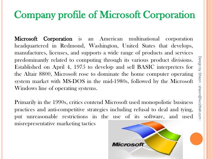 marketing strategy of microsoft corporation