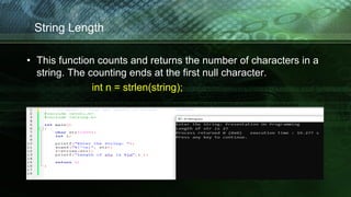 Character Array and String | PPT