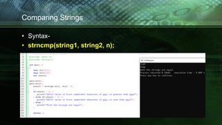 Character Array and String | PPT