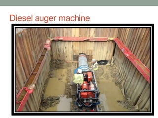 Diesel auger machine
 