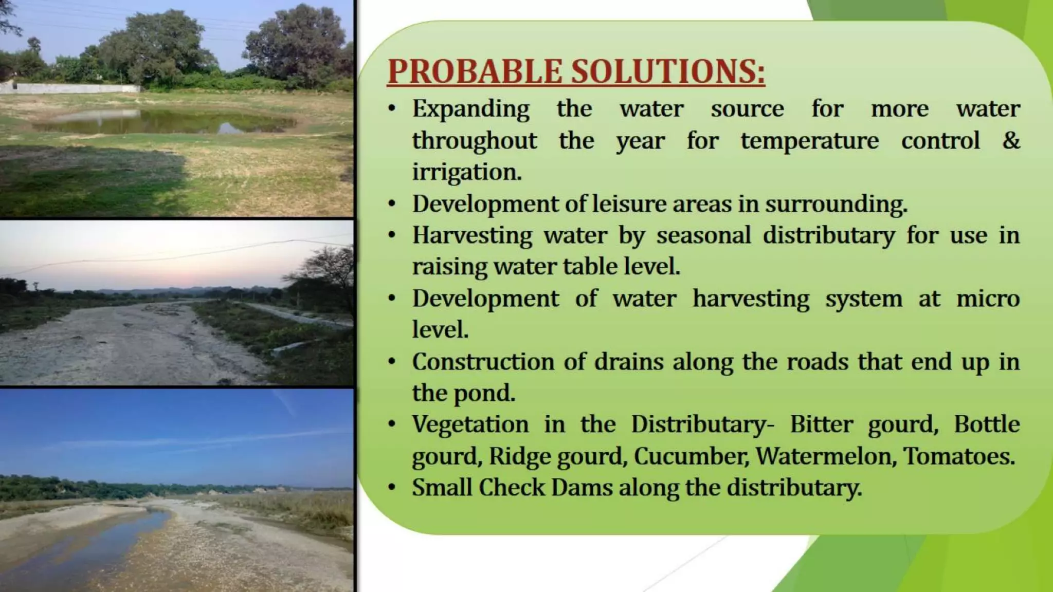 Presentation on sustainable green rural areas proposed for saloh, distt.una, himachal pradesh,india