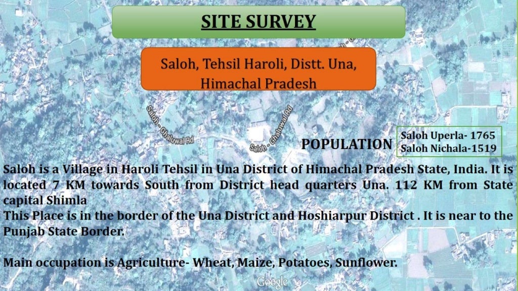 Presentation on sustainable green rural areas proposed for saloh, dis…