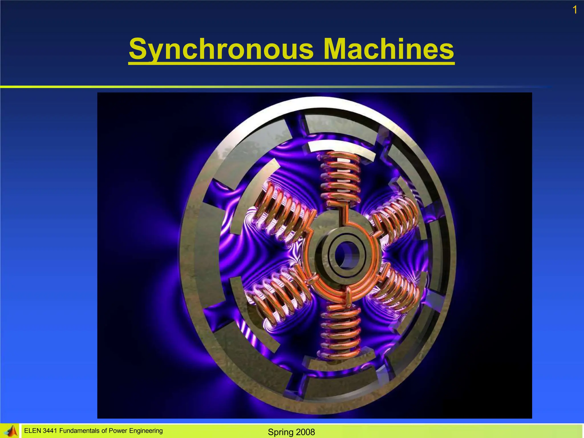 Presentation on Synchronous Machine.pptx | Physics | Science
