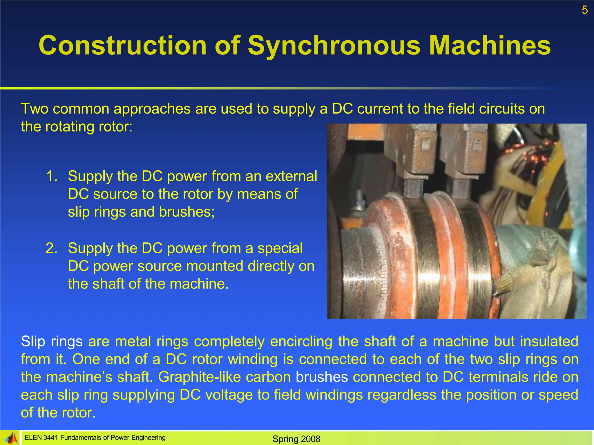 Presentation on Synchronous Machine.pptx | Physics | Science