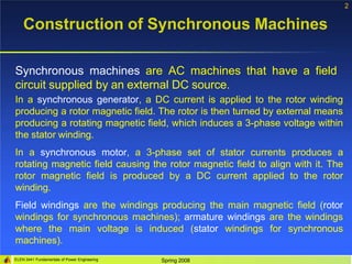 Synchronous Machine Rotating Presentation on Synchronous Machine.pptx