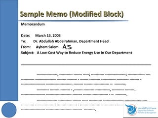 Presentation on taking notes, writing letters and memo | PPT
