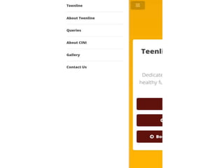 Presentation on teenline app