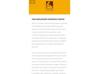 Presentation on teenline app