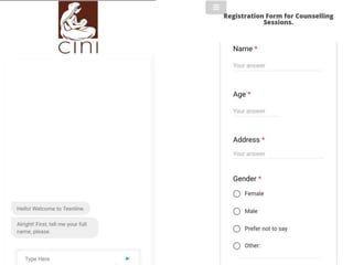 Presentation on teenline app