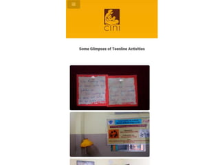 Presentation on teenline app