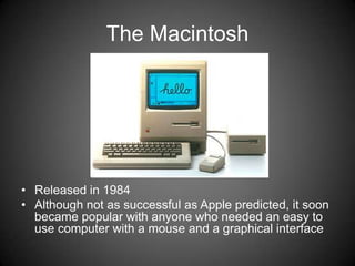 Presentation on the history of apple computers | PPTX