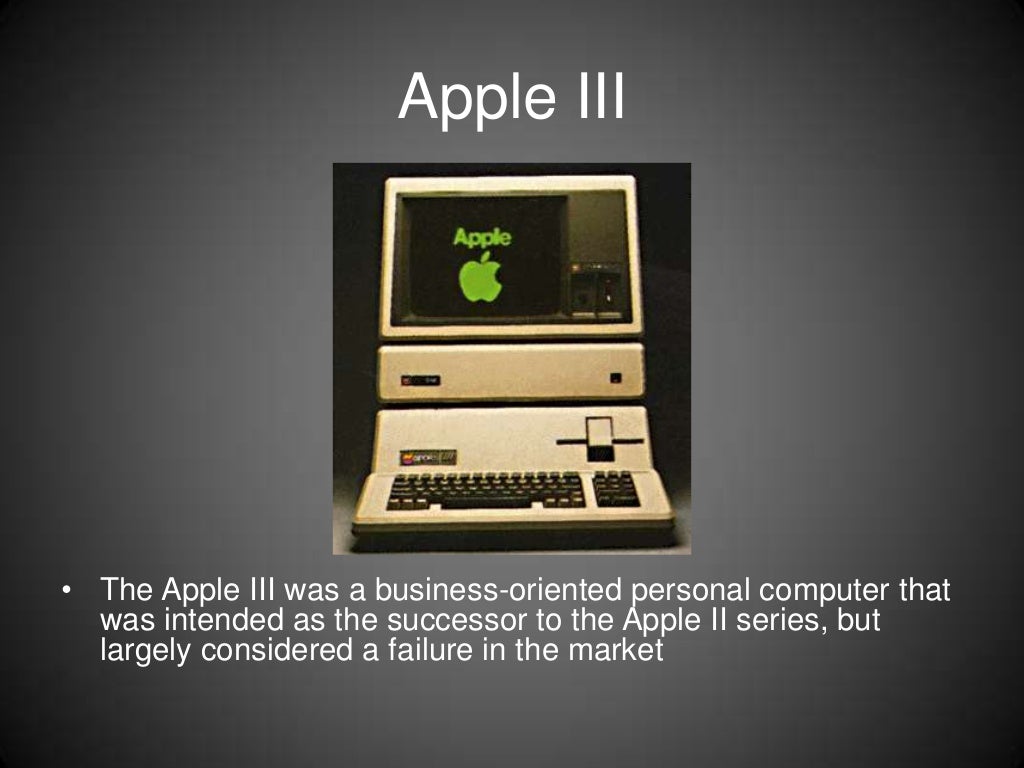 Presentation on the history of apple computers