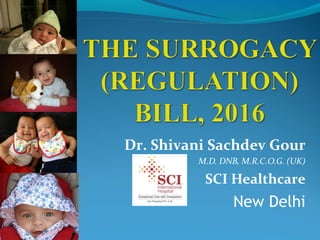 Dr. Shivani Sachdev Gour
M.D. DNB, M.R.C.O.G. (UK)
SCI Healthcare
New Delhi
 