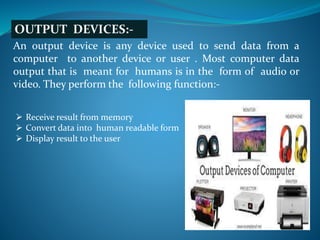 input and output device | PPT