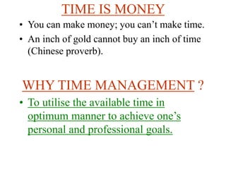 Presentation on time management 1 | PPT