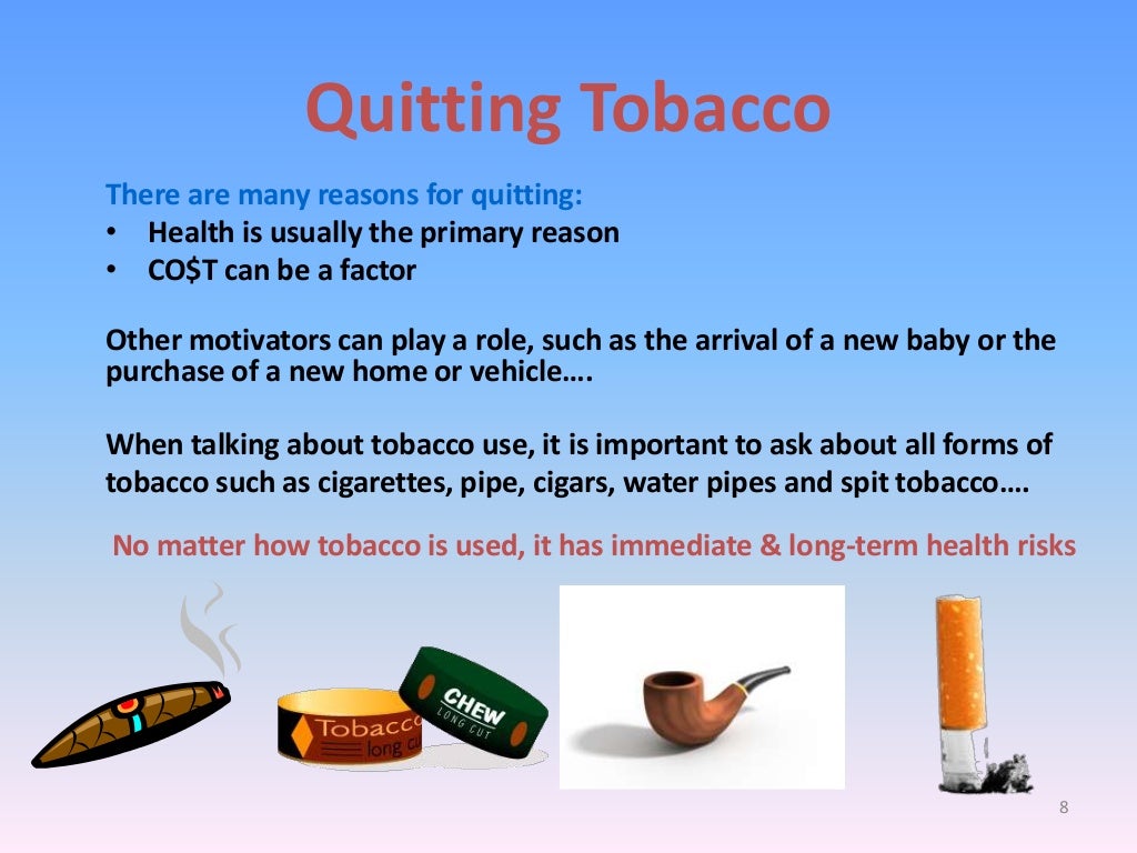 Presentation on tobacco