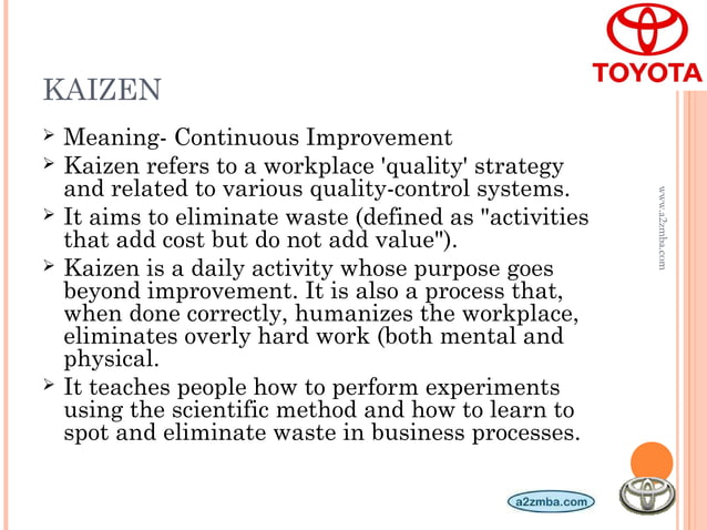 Presentation on toyota production system (tps) | PPT
