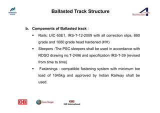 Track Ballast Specifications.pdf Presentation on track works | PDF