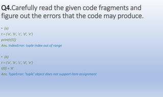 Presentation On Tuples.Pptx