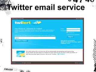Twitter email service 