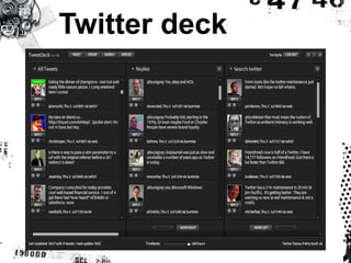 Twitter deck 