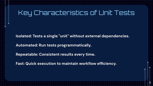Presentation on Unit Test with Python and Pytest | PDF